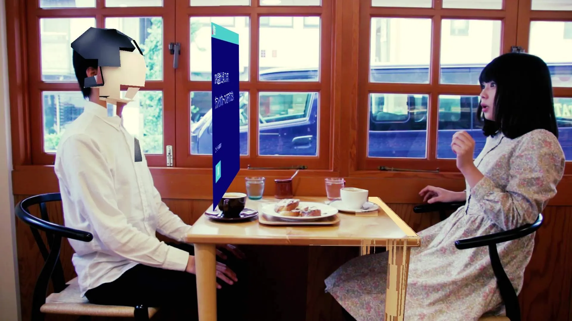 『カヅノ』場面カット② 崩れるグラフィック