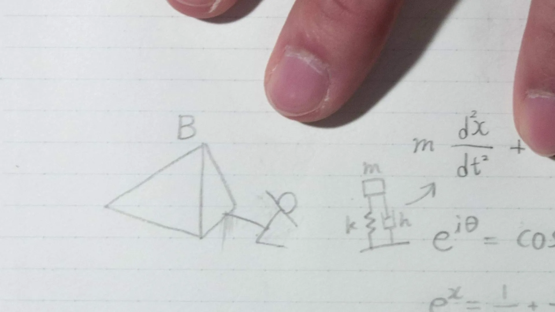 『コクヨノート戦争』場面カット② ノートの中で暴れる棒人間