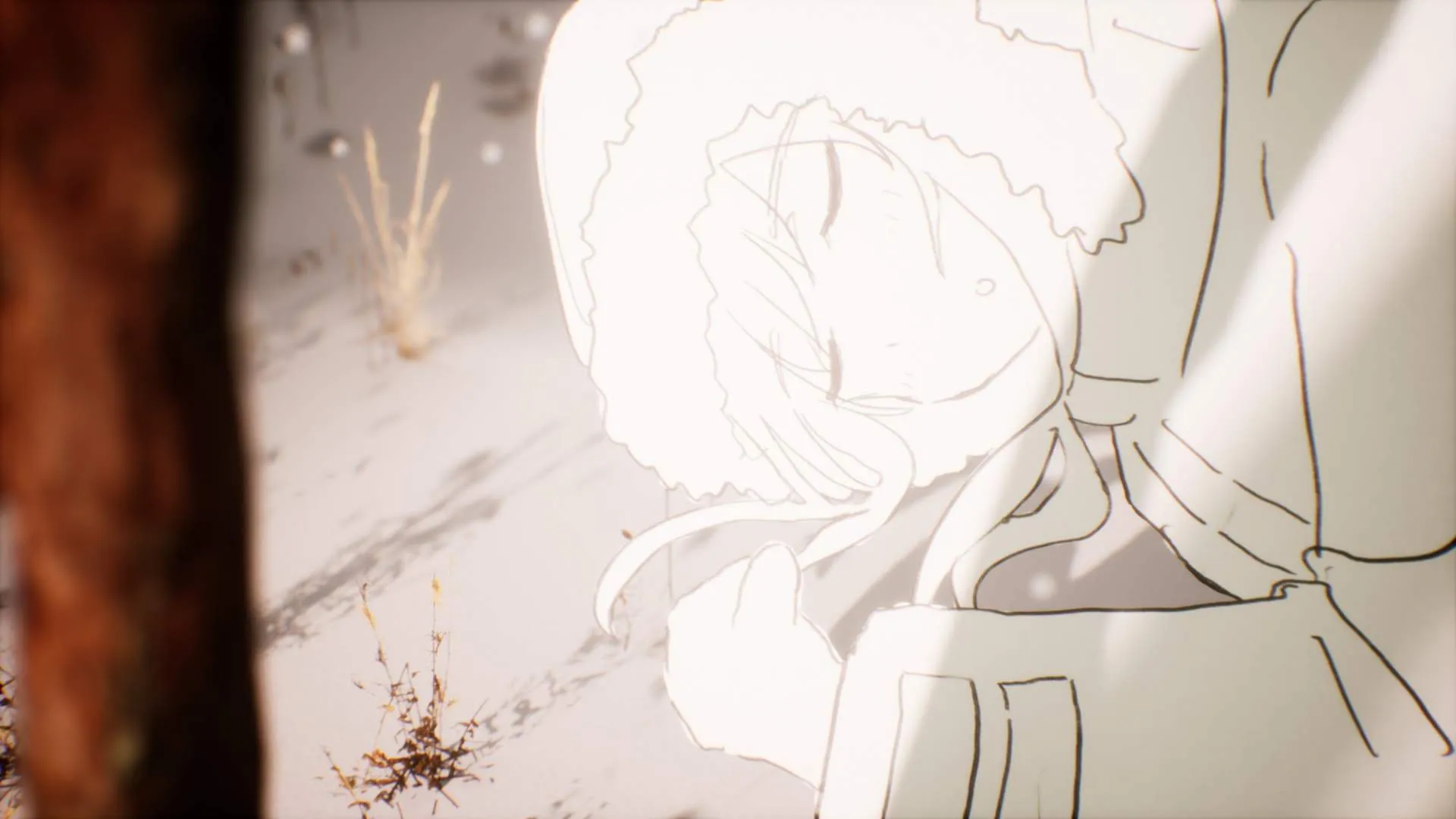 『ゆきのせい』場面カット⑤ 翌朝